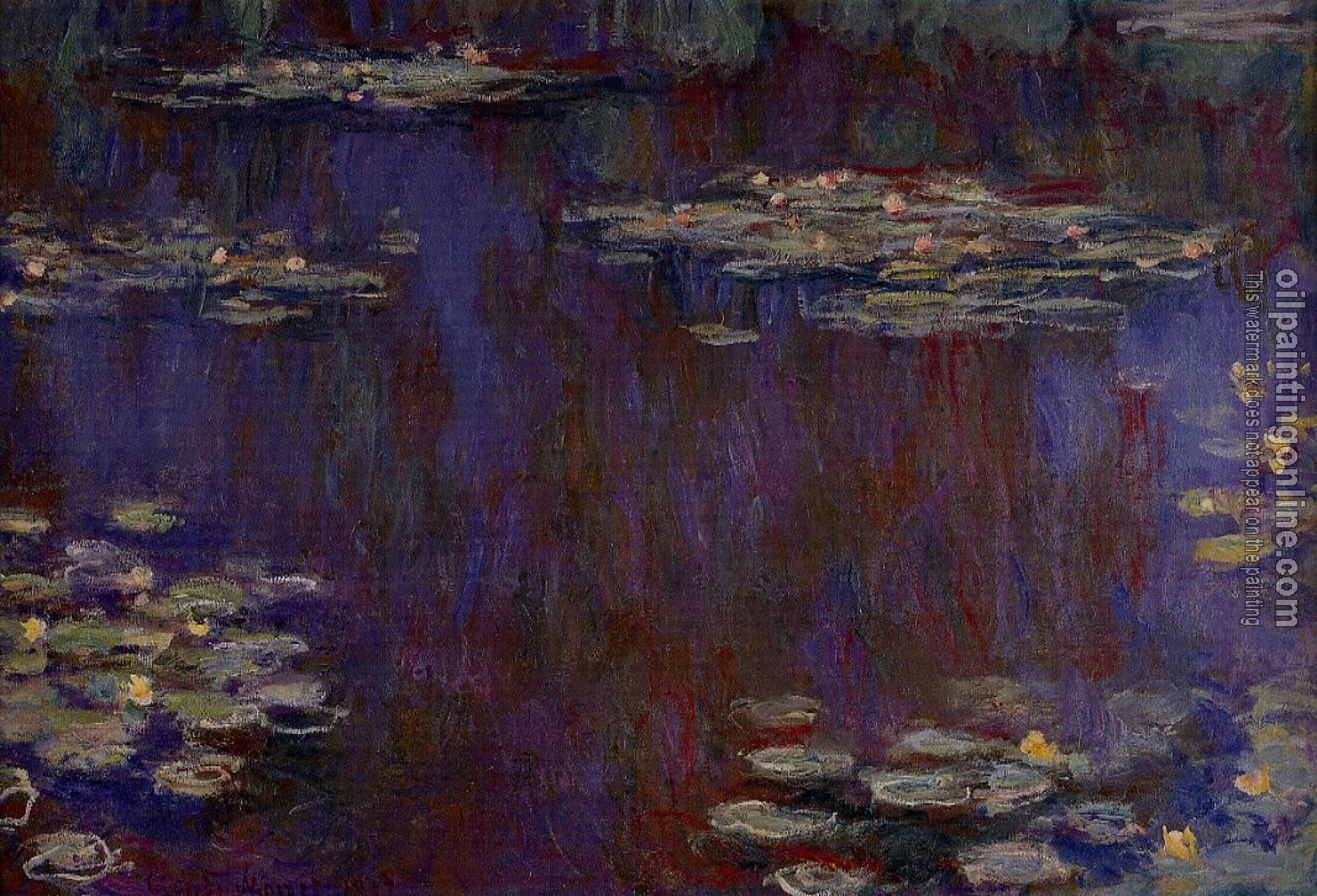 Monet, Claude Oscar - Water Lilies